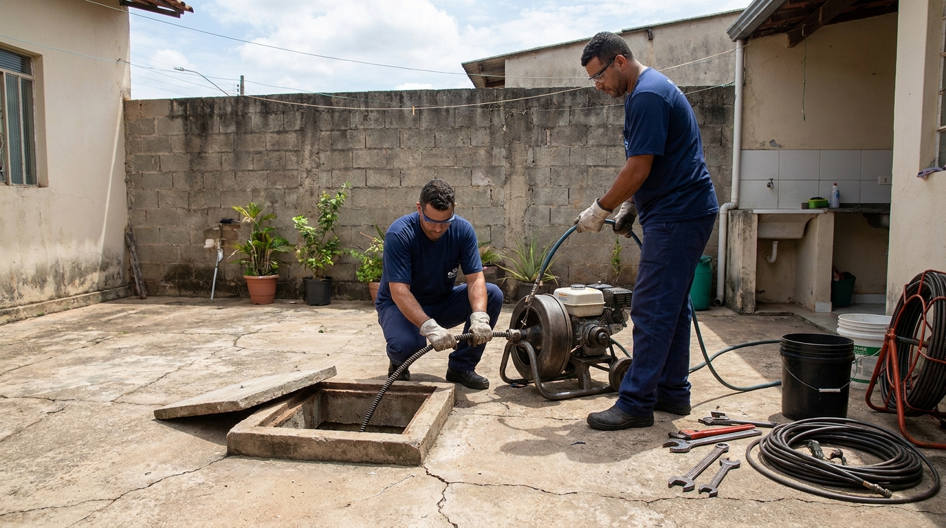 Hidrojateamento profissional em Canoas‑RS